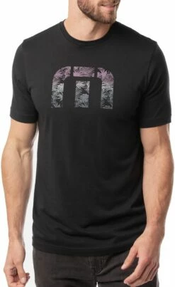 TravisMathew Men's OK Jose Short Sleeve T-Shirt For Men Black