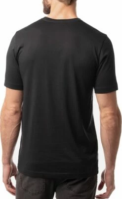 TravisMathew Men's OK Jose Short Sleeve T-Shirt For Men Black -TravisMathew Sales Store unnamed file 705