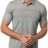 TravisMathew Men's Quiet Nights Golf Polo For Men Heather Medium Grey -TravisMathew Sales Store unnamed file 71