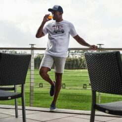 TravisMathew Men's Pledge To Beer Golf T-Shirt For Men White -TravisMathew Sales Store unnamed file 711