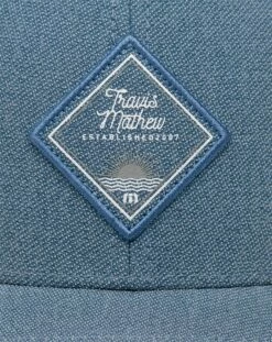 TravisMathew Men's Belly Flop Golf Hat For Men Heather Blue Sapphire 9 TravisMathew Men's Belly Flop Golf Hat For Men Heather Blue Sapphire -TravisMathew Sales Store unnamed file 726