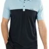 TravisMathew Men's Spooky SZN Golf Polo For Men Heather Delphinium