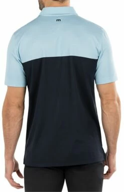 TravisMathew Men's Spooky SZN Golf Polo For Men Heather Delphinium -TravisMathew Sales Store unnamed file 758
