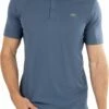 TravisMathew Men's Sky Peak Golf Polo For Men Insignia Blue/vintag