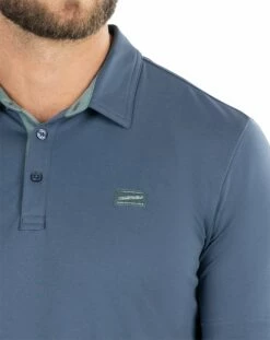 TravisMathew Men's Sky Peak Golf Polo For Men Insignia Blue/vintag -TravisMathew Sales Store unnamed file 779