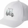 TravisMathew Men's Party Barge Golf Hat For Men White