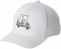 TravisMathew Men's Party Barge Golf Hat For Men White