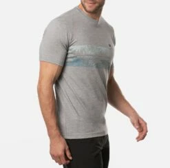 TravisMathew Men's Secluded Spot Golf T-Shirt For Men Heather Grey -TravisMathew Sales Store unnamed file 809