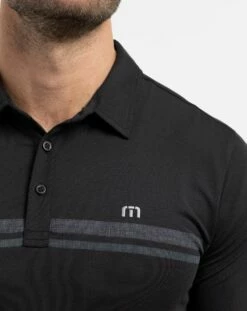 TravisMathew Men's Pride And Joy Golf Polo For Men Black -TravisMathew Sales Store unnamed file 814