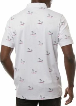 TravisMathew Men's Rally Time Golf Polo For Men White -TravisMathew Sales Store unnamed file 820