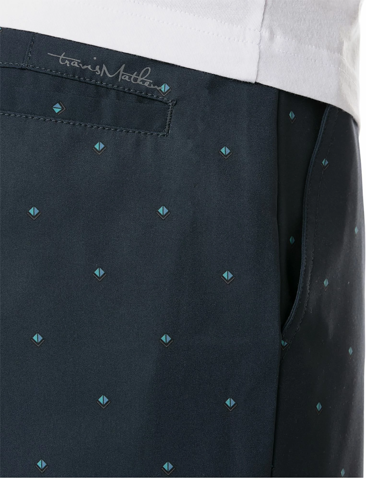 TravisMathew Men's T Bird Golf Shorts For Men Blue Night 6 TravisMathew Men's T Bird Golf Shorts For Men Blue Night - Image 4