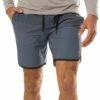 TravisMathew Men's Go Time Golf Shorts For Men Black