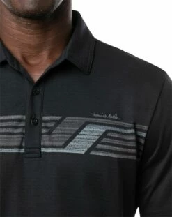 TravisMathew Men's River Basin Golf Polo For Men Black -TravisMathew Sales Store unnamed file 86