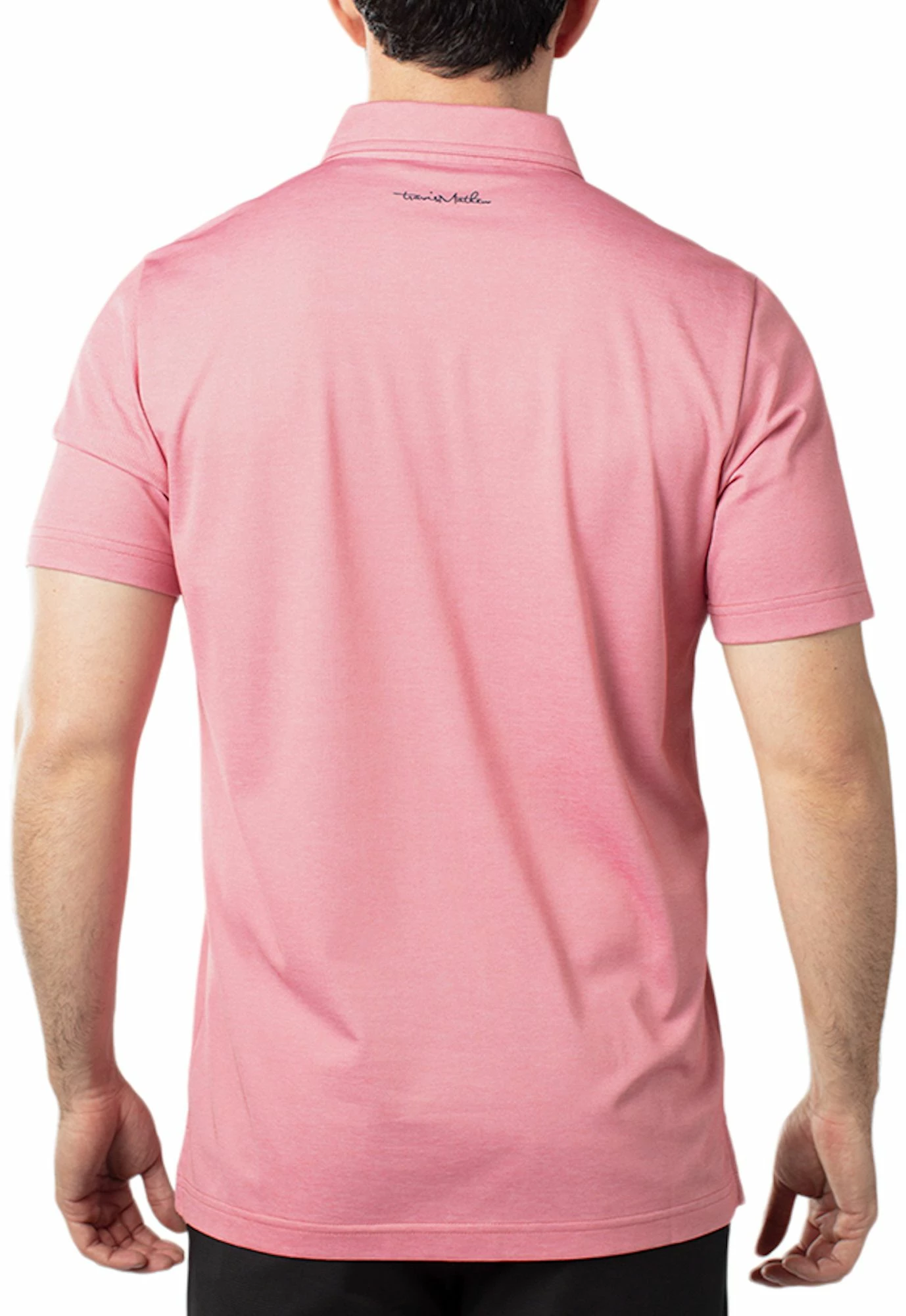 TravisMathew Men's Candy Apple Golf Polo For Men Heather Cardinal 4 TravisMathew Men's Candy Apple Golf Polo For Men Heather Cardinal - Image 2