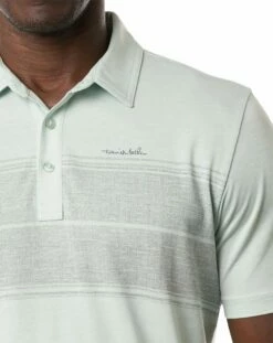 TravisMathew Men's Infinite Wishes Golf Polo For Men Heather Neptune Green -TravisMathew Sales Store unnamed file 90