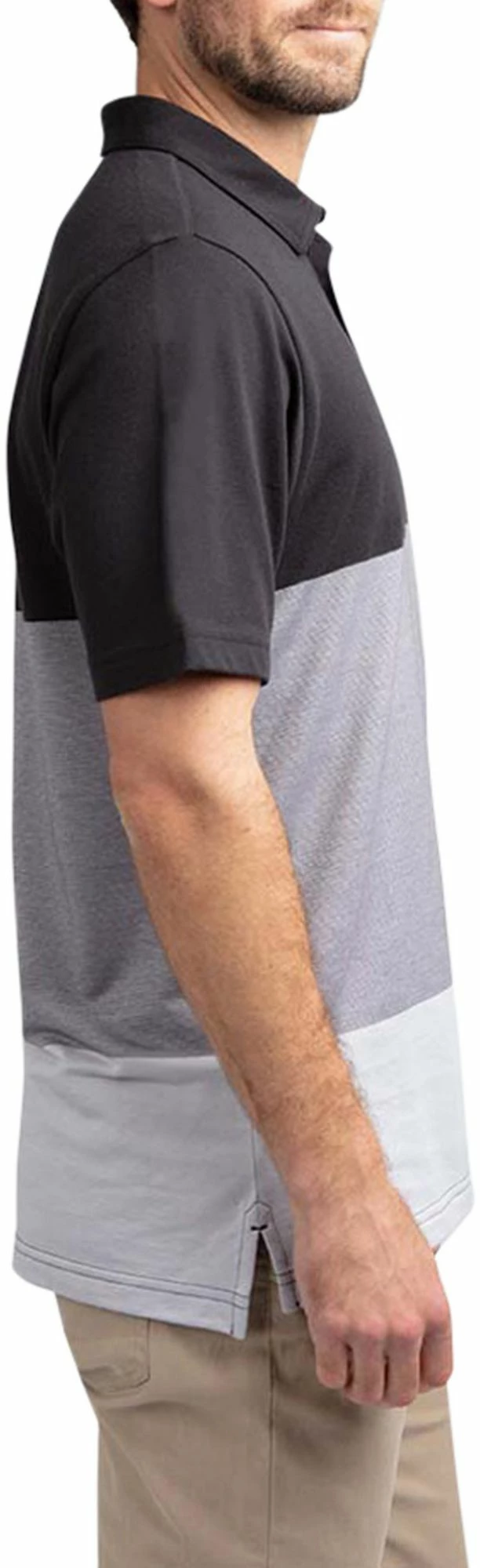 TravisMathew Men's Caddy Daddy Golf Polo For Men Black 5 TravisMathew Men's Caddy Daddy Golf Polo For Men Black - Image 3