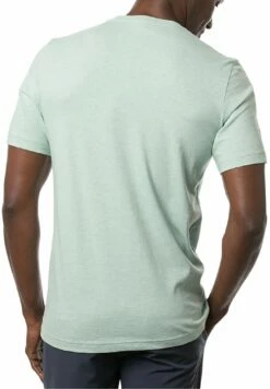 TravisMathew Men's Jetty Walker Short Sleeve Golf Shirt For Men Heather Neptune Green -TravisMathew Sales Store unnamed file 945