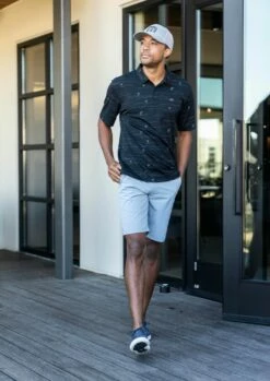 TravisMathew Men's Beck 10'' Golf Shorts For Men Blue -TravisMathew Sales Store unnamed file 957