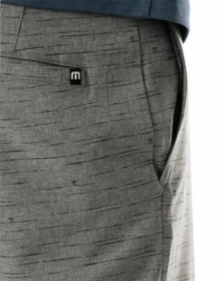 TravisMathew Men's Alone Time Hybrid Golf Shorts For Men Heather Grey Pinstripe 9 TravisMathew Men's Alone Time Hybrid Golf Shorts For Men Heather Grey Pinstripe -TravisMathew Sales Store unnamed file 978