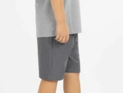TravisMathew Boys' J Sand Harbor Golf Shorts For Boys' Heather Dark Grey -TravisMathew Sales Store unnamed file 981