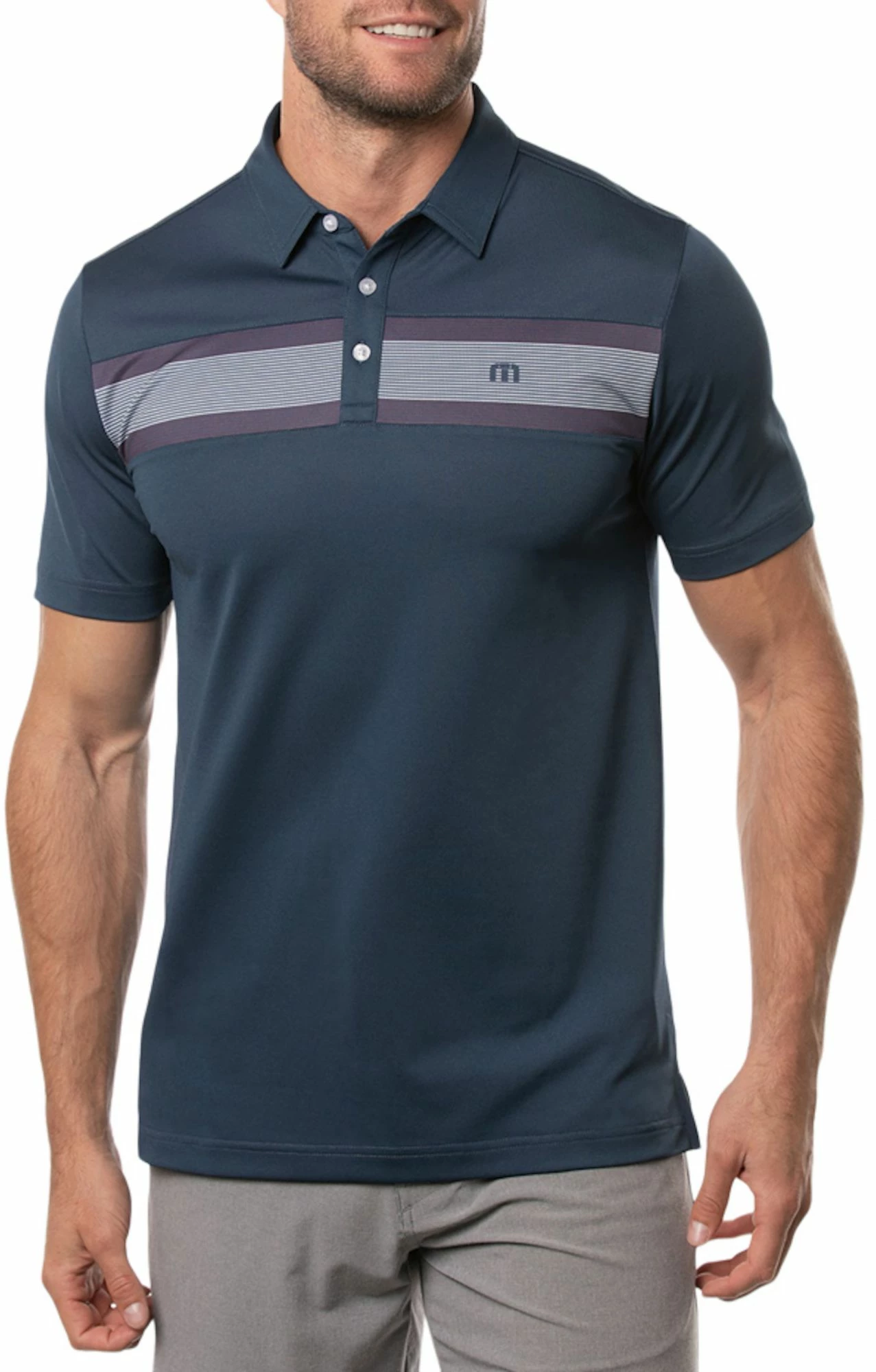 TravisMathew Men's Lake You A Lot Golf Polo For Men Insignia 3 TravisMathew Men's Lake You A Lot Golf Polo For Men Insignia