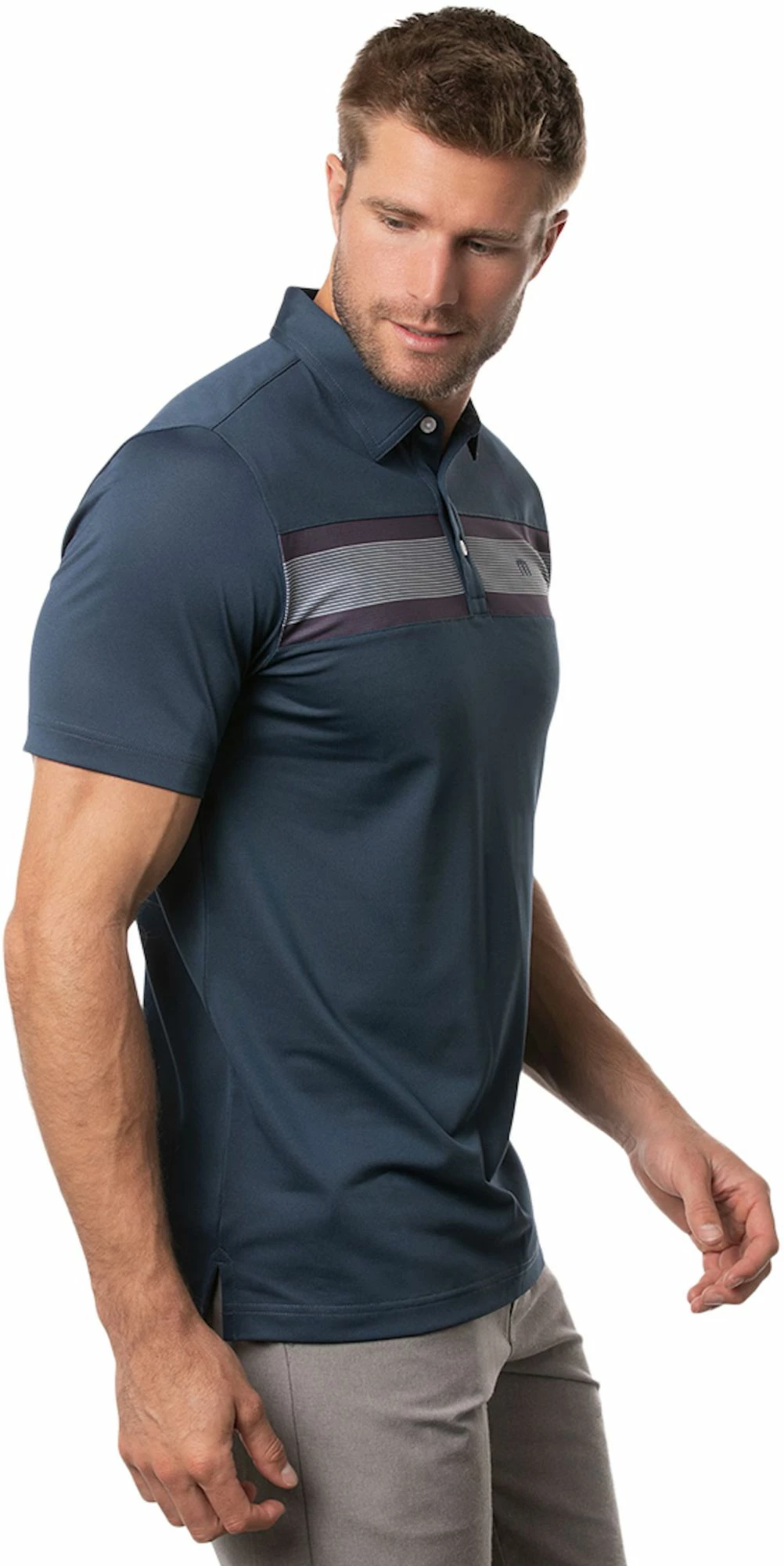 TravisMathew Men's Lake You A Lot Golf Polo For Men Insignia 5 TravisMathew Men's Lake You A Lot Golf Polo For Men Insignia - Image 3