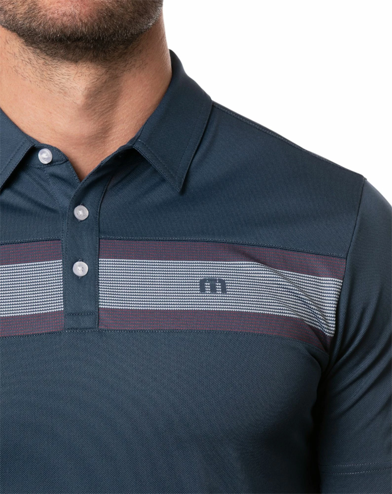 TravisMathew Men's Lake You A Lot Golf Polo For Men Insignia 6 TravisMathew Men's Lake You A Lot Golf Polo For Men Insignia - Image 4